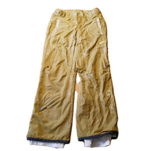Liquid Freerider Womens Medium Gold Snowboard Ski Pants Nylon
